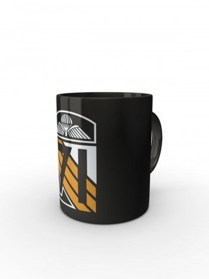 Černý hrnek CAF Legacy of 71st Airborne Battalion