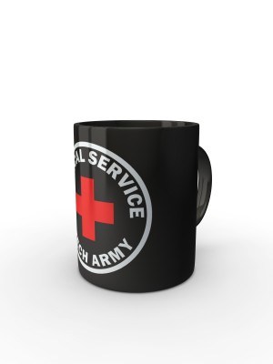 Černý hrnek CZECH ARMY MEDICAL SERVICE