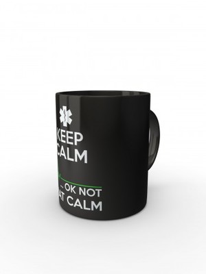 Černý hrnek EMT KEEP CALM