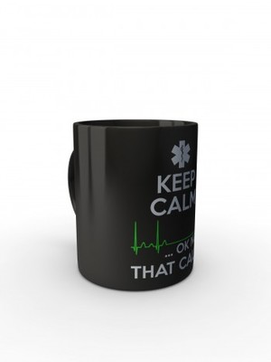 Černý hrnek EMT KEEP CALM