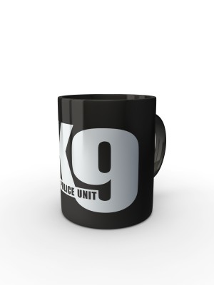 Černý hrnek K9 Police Unit