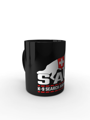 Černý hrnek K9 - SAR