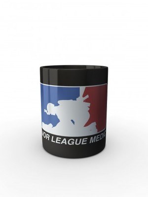 Černý hrnek Major League Medic