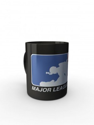 Černý hrnek Major League Medic