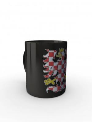 Černý hrnek MORAVSKÁ ORLICE