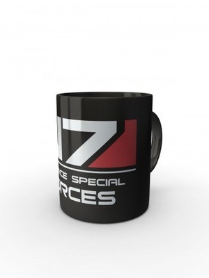 Černý hrnek N7 Alliance Special Forces