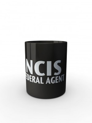 Černý hrnek NCIS Federal agent