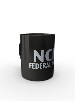 Černý hrnek NCIS Federal agent