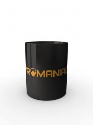 Černý hrnek PYROMANIAC