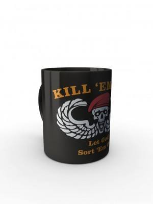 Čern&yacute; hrnek Special Forces Kill Them All Let God Sort Them Out