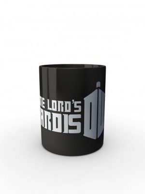 Černý hrnek Time Lord's Tardis