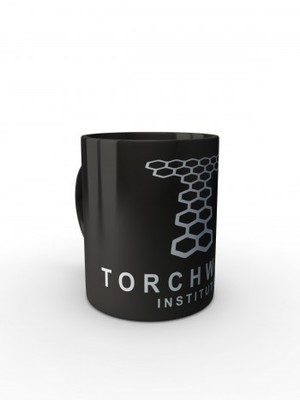 Černý hrnek Torchwood