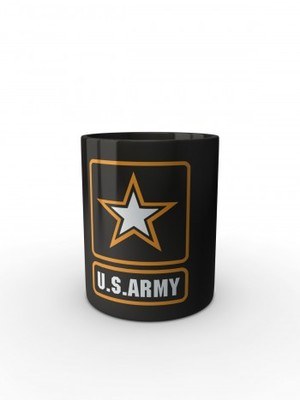 Černý hrnek U.S. ARMY Logo