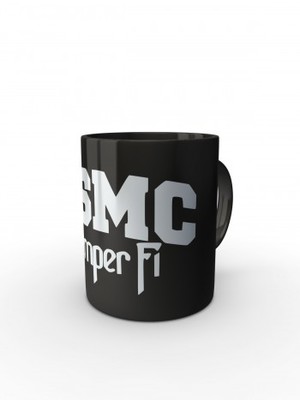 Černý hrnek USMC Semper Fi