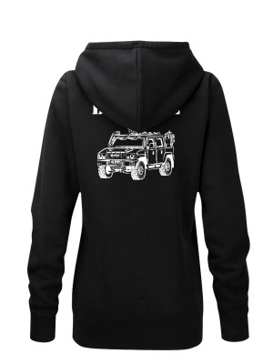 Dámská mikina s kapucí 74. mechanizovaný prapor IVECO