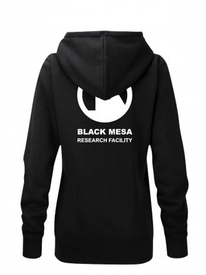 Dámská mikina s kapucí Black Mesa Research Facility Backside