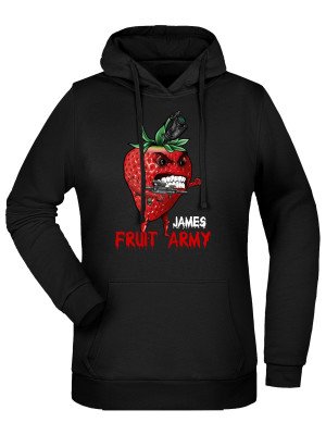 Dámská mikina s kapucí James - Fruit army