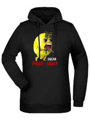 Dámská mikina s kapucí Oscar - Fruit army