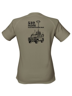 Dámské funkční tričko 532. prapor elektronického boje - IVECO