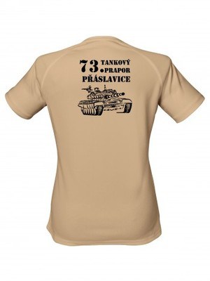 Dámské funkční tričko 73. tankový prapor - T-72M4 CZ