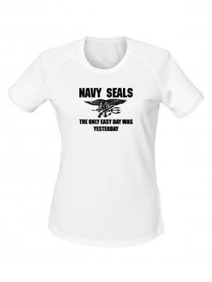 Dámské funkční tričko United States NAVY SEALS The Only Easy Day Was Yesterday