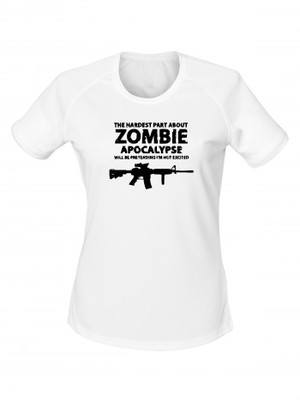 Dámské funkční tričko Zombie Apocalypse M4 Carbine
