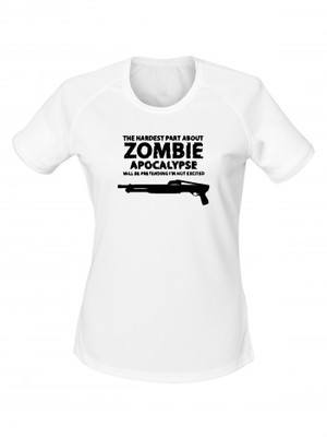 Dámské funkční tričko Zombie Apocalypse Shotgun FORT