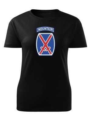 Dámské tričko 10th mountain division
