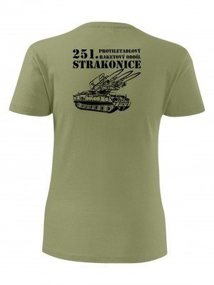 Dámské tričko 251. protiletadlový raketový oddíl - 2K12 KUB
