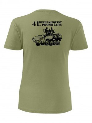 Dámské tričko 41. mechanizovaný prapor - PANDUR