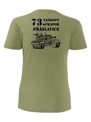 Dámské tričko 73. tankový prapor - T-72M4 CZ