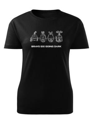 Dámské tričko BRAVO SIX - going dark