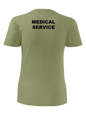 Dámské tričko CZECH ARMY MEDICAL SERVICE