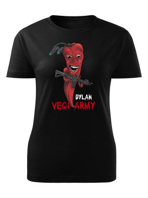 Dámské tričko Dylan - Vegi army