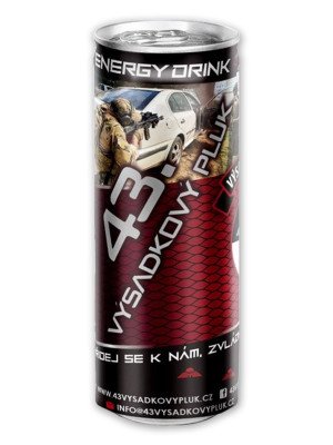 Energetický nápoj 43. výsadkový pluk (2.edice)