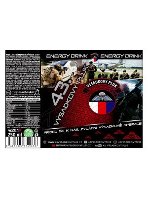 Energetický nápoj 43. výsadkový pluk (2.edice)