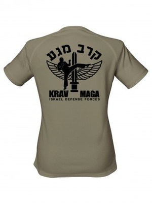 Funkční dámské tričko IDF Krav Maga - BACKSIDE