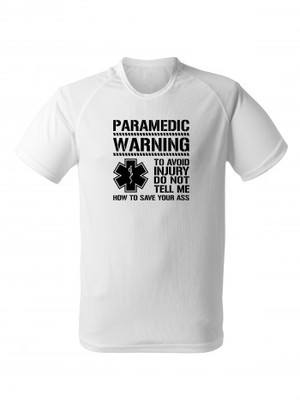 Funkční tričko PARAMEDIC WARNING