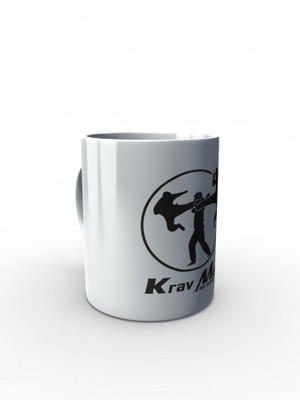 Hrnek bílý Krav Maga self defence