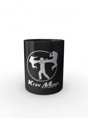 Hrnek černý Krav Maga self defence