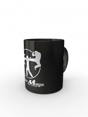 Hrnek černý Krav Maga self defence