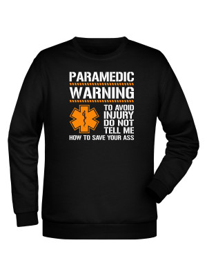 Mikina PARAMEDIC WARNING