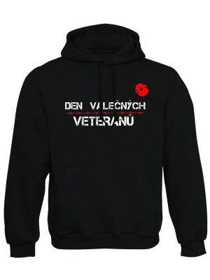 Mikina s kapucí DEN VÁLEČNÝCH VETERÁNŮ