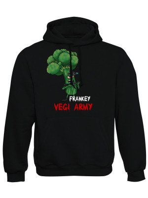 Mikina s kapucí Frankey - Vegi army