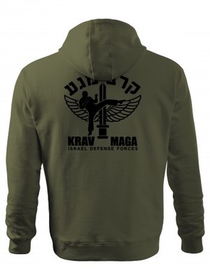 Mikina s kapucí IDF Krav Maga - BACKSIDE