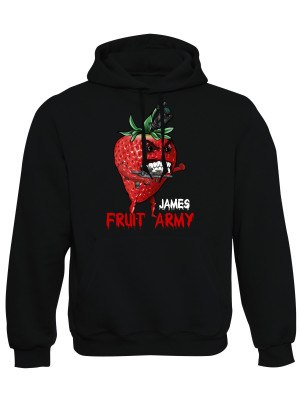 Mikina s kapucí James - Fruit army