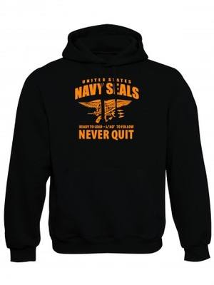 Mikina s kapucí United States NAVY SEALS Never Quit