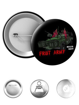 Odznak Dragon squad - Fruit army