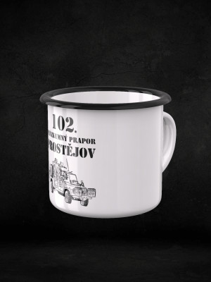 Plechový hrnek 102. průzkumný prapor - LRD-130 Kajman