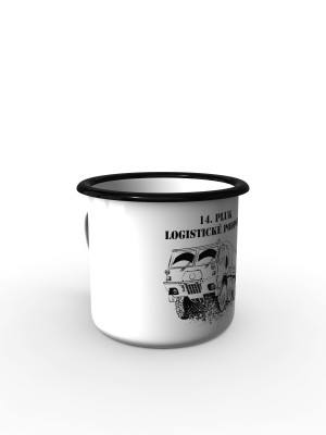 Plechový hrnek 14. pluk logistické podpory - T815 8x8